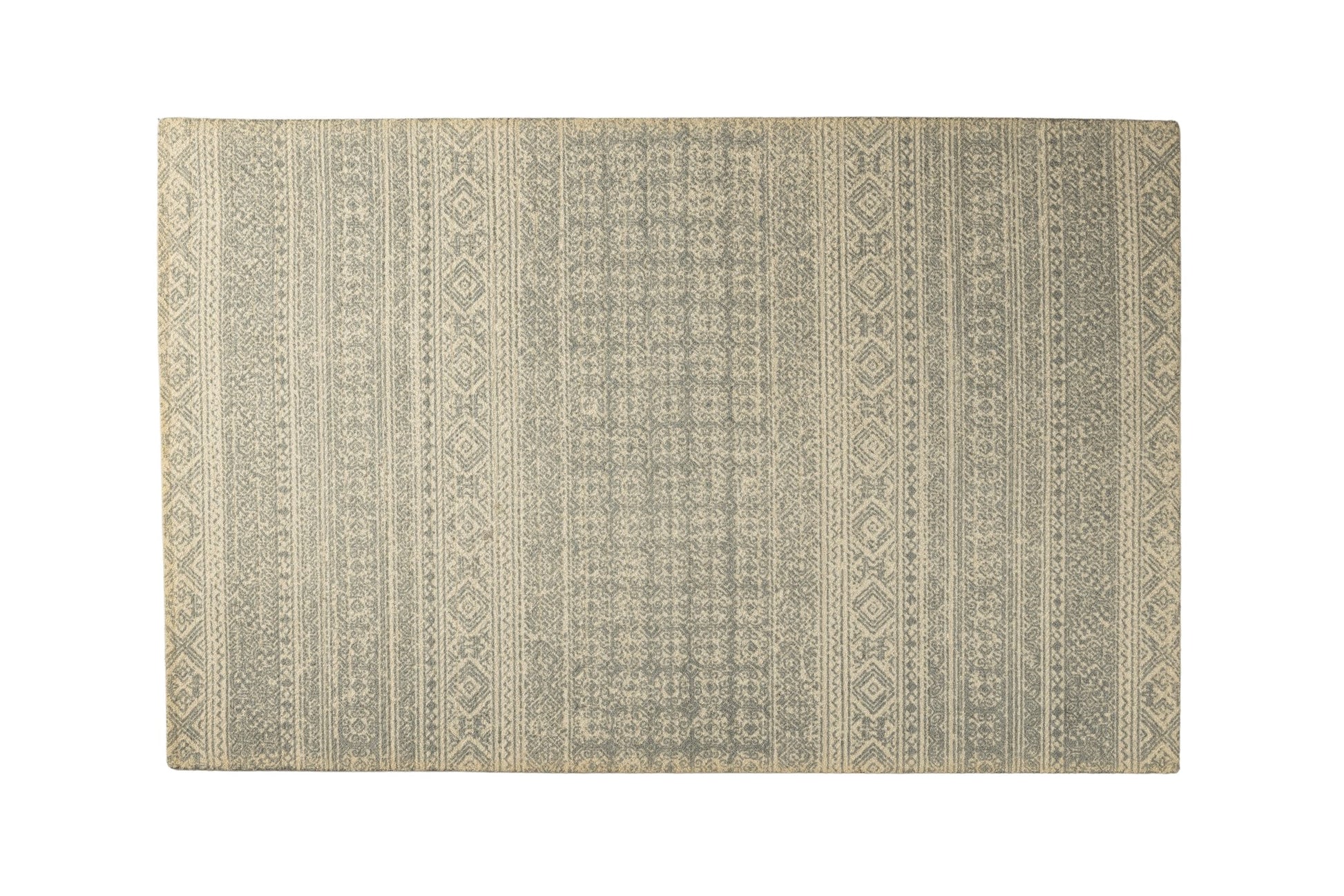 Misty Weave Lines - Handcrafted Wool Carpet - 100 % Wool - 8*5 ft