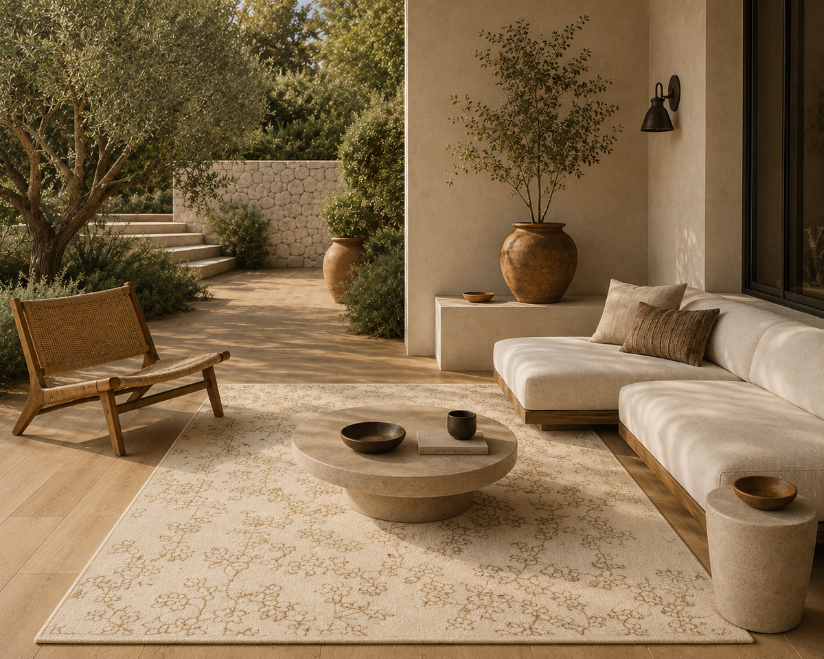 Whispering Vines - Handcrafted Wool Carpet