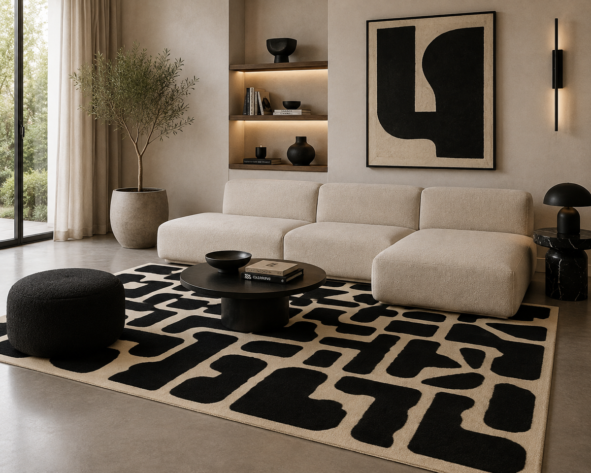 Obsidian - Handcrafted Wool Carpet