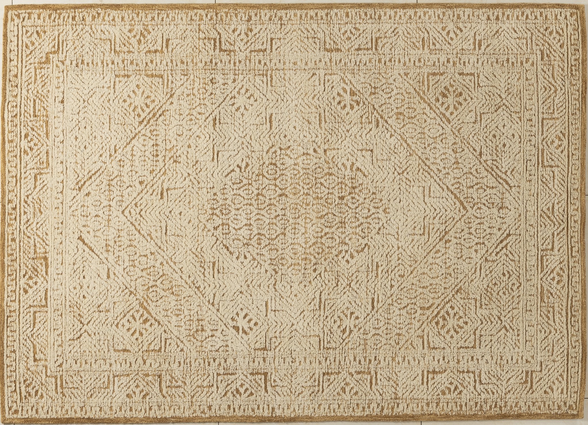 Sandstone Heritage - Handcrafted Wool Carpet - 100% Wool - 8*5