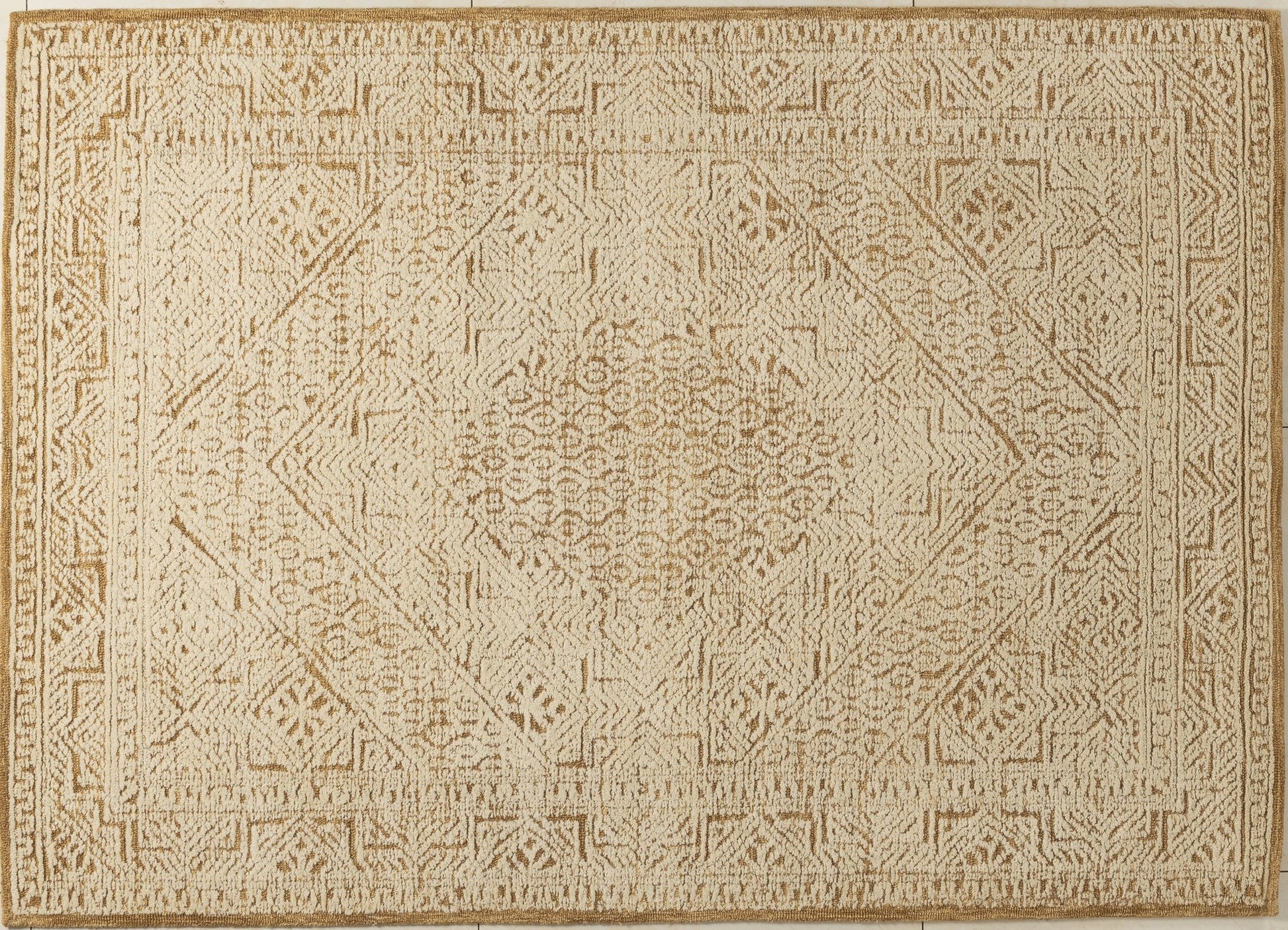 Sandstone Heritage - Handcrafted Wool Carpet - 100% Wool - 8*5