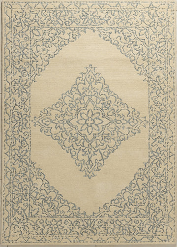 The Silent Heirloom - Artisan Wool Carpet - 100% Wool - 8*5