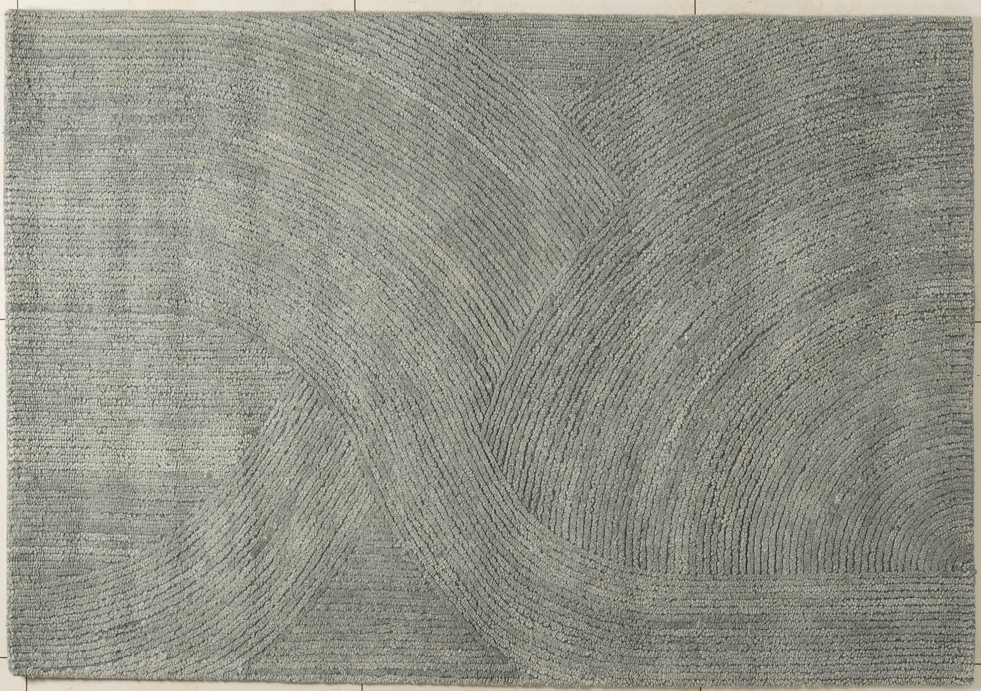 Serene Wave – Minimal Wool Carpet - 100% Wool - 8*5