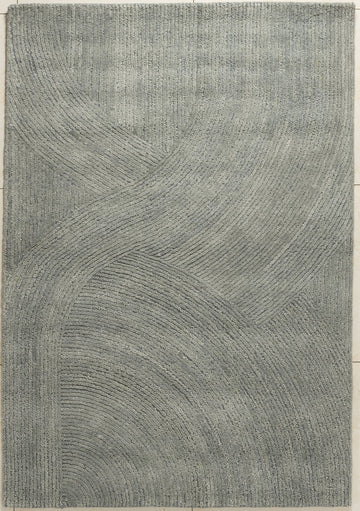 Serene Wave – Minimal Wool Carpet - 100% Wool - 8*5