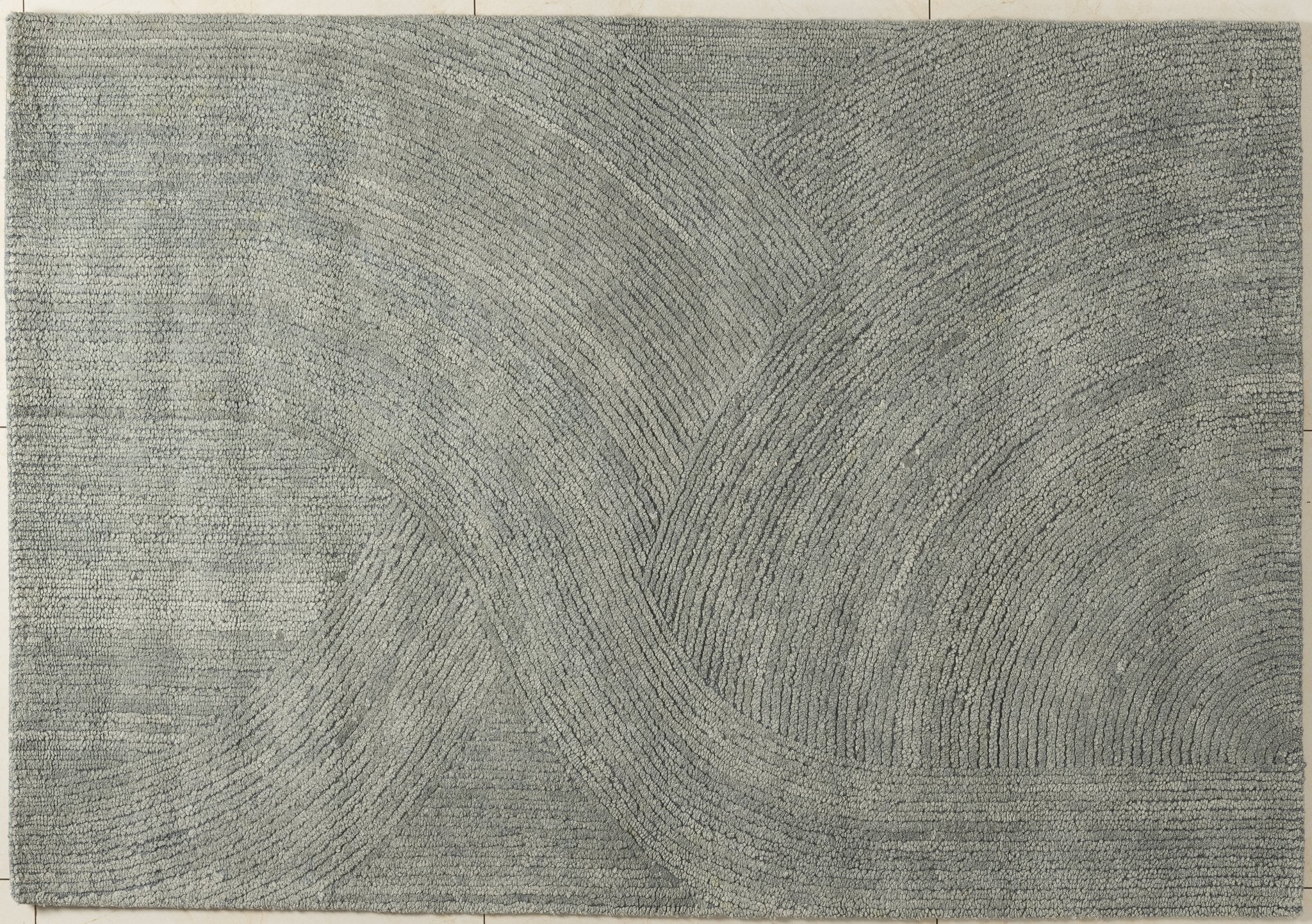 Serene Wave – Minimal Wool Carpet - 100% Wool - 8*5