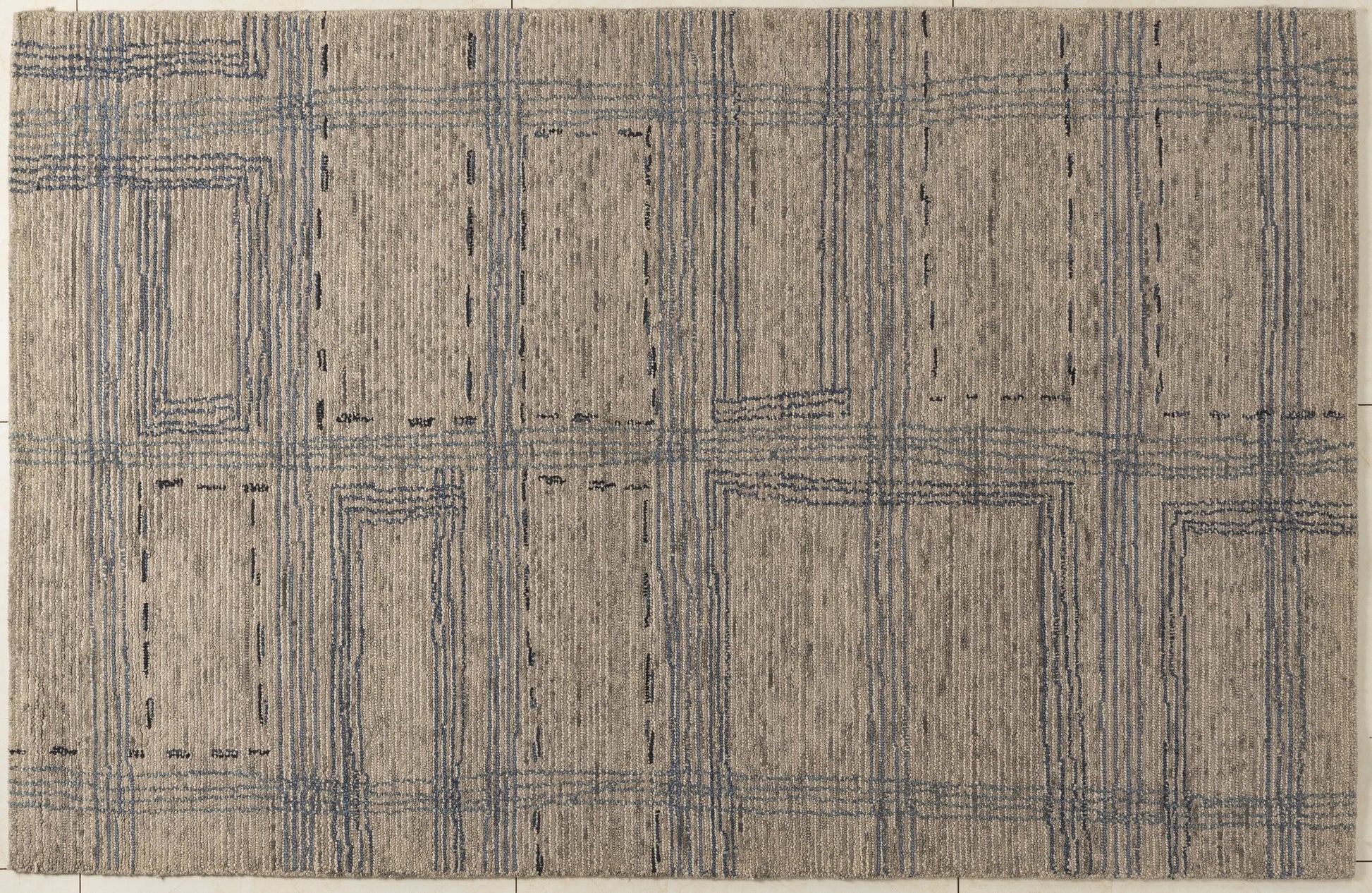 Urban Lines – Contemporary Wool Carpet - 100% Wool - 8*5